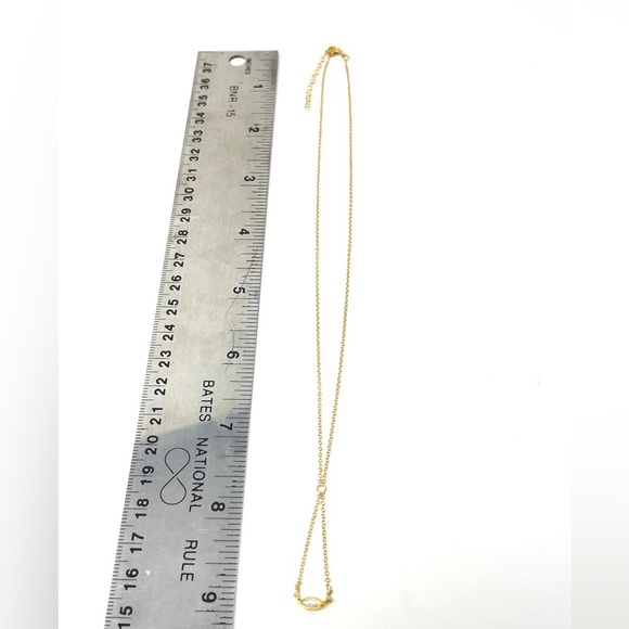 New Anthropologie x Kozakh Gold Opal Delicate Necklace - Picture 4 of 7